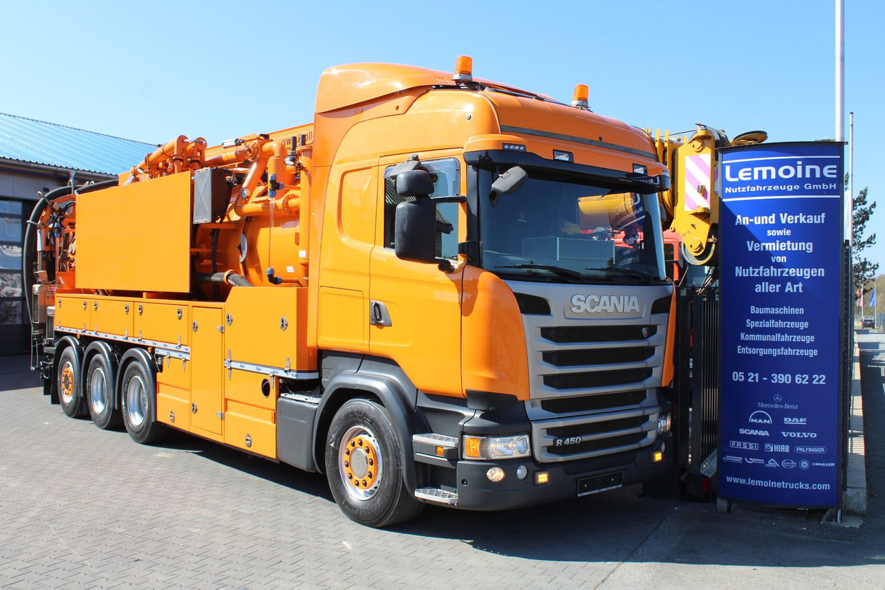 Scania R450 8x4 Kroll 19m³ Wasserrückgewinner Kombi-HD - Vakuumska cisterna: slika 1 Scania R450 8x4 Kroll 19m³ Wasserrückgewinner Kombi-HD - Vakuumska cisterna: slika 1