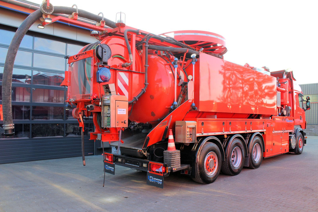 Vakuumska cisterna Scania R560 V8 8x4 Kroll 20m³ WRG 2x HD-Pumpe 620 Liter: slika 7