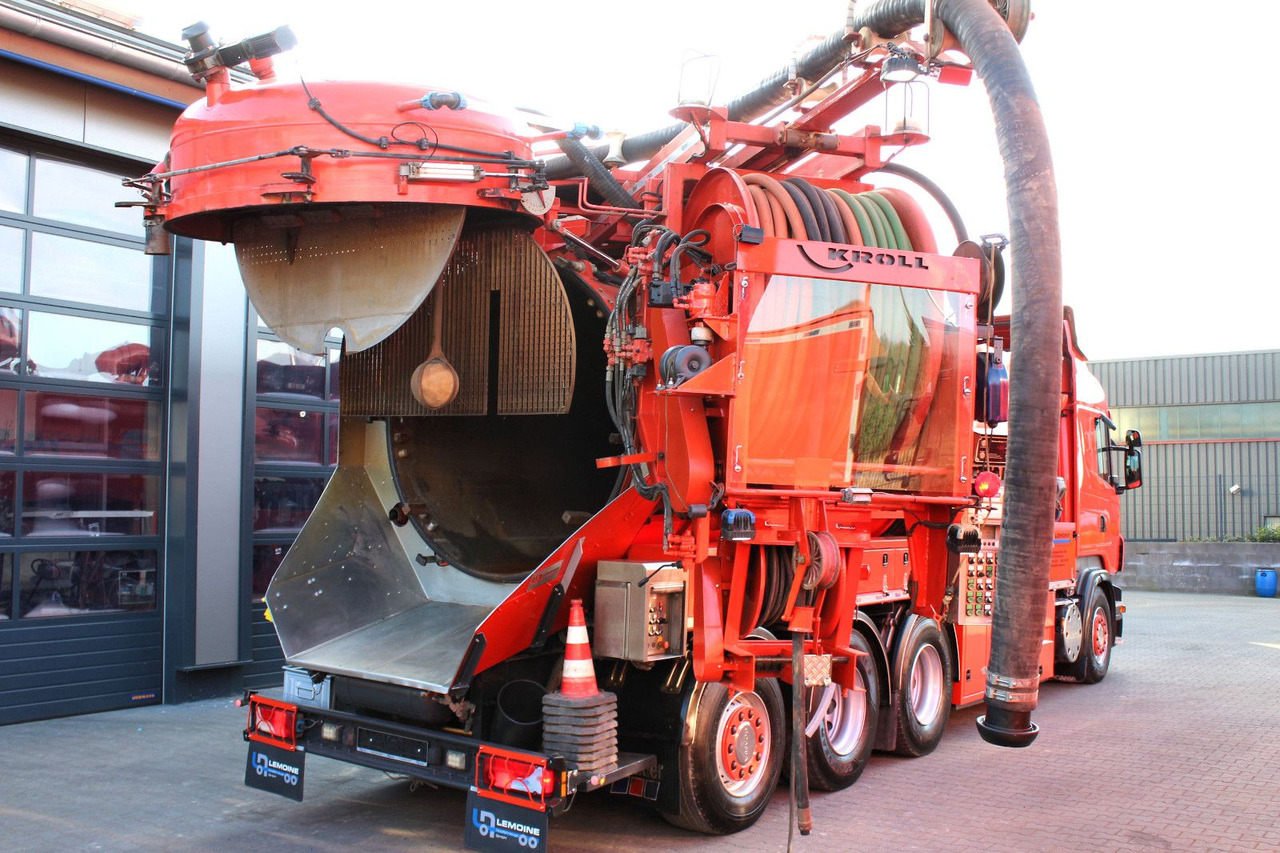 Vakuumska cisterna Scania R560 V8 8x4 Kroll 20m³ WRG 2x HD-Pumpe 620 Liter: slika 9