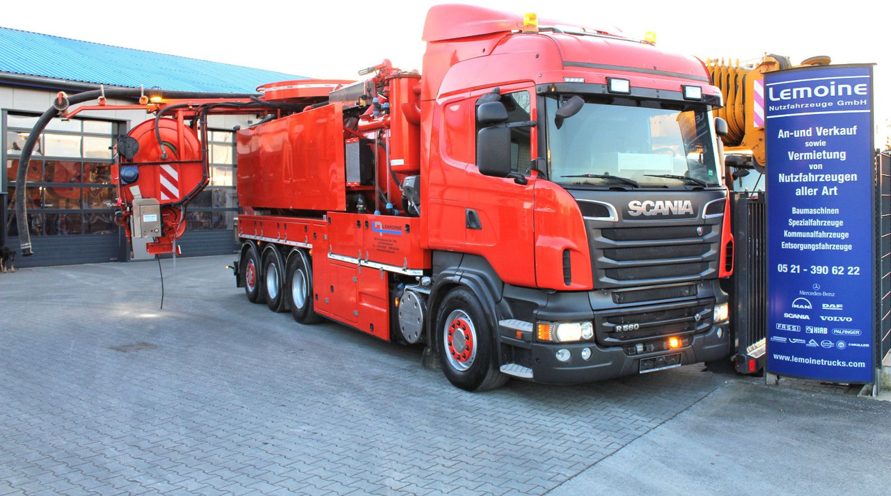 Scania R560 V8 8x4 Kroll 20m³ WRG 2x HD-Pumpe 620 Liter - Vakuumska cisterna: slika 1 Scania R560 V8 8x4 Kroll 20m³ WRG 2x HD-Pumpe 620 Liter - Vakuumska cisterna: slika 1