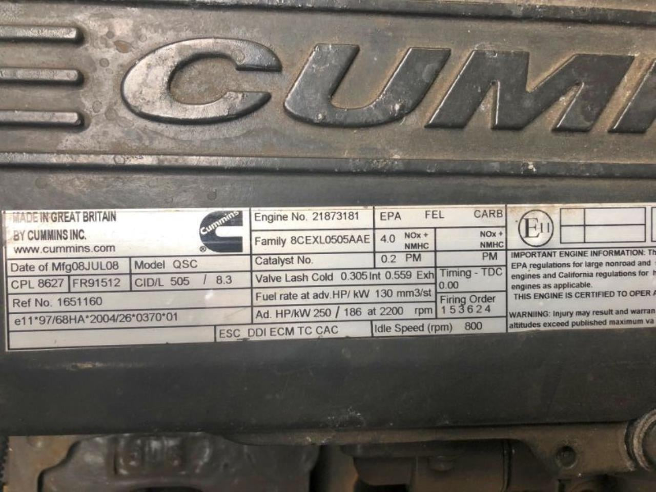 Cummins QSB 8.3 250 - Motor: slika 3 Cummins QSB 8.3 250 - Motor: slika 3