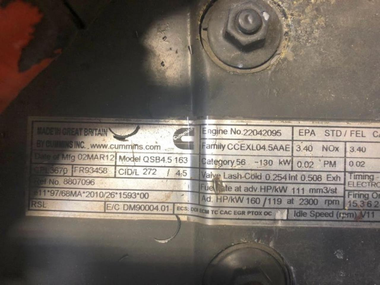 Cummins QSB4.5 163 - Motor: slika 3 Cummins QSB4.5 163 - Motor: slika 3