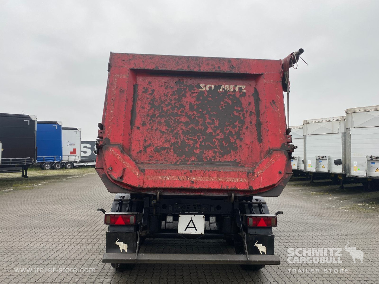 SCHMITZ Auflieger Kipper Stahlrundmulde 37m³ - Poluprikolica istovarivača: slika 5 SCHMITZ Auflieger Kipper Stahlrundmulde 37m³ - Poluprikolica istovarivača: slika 5