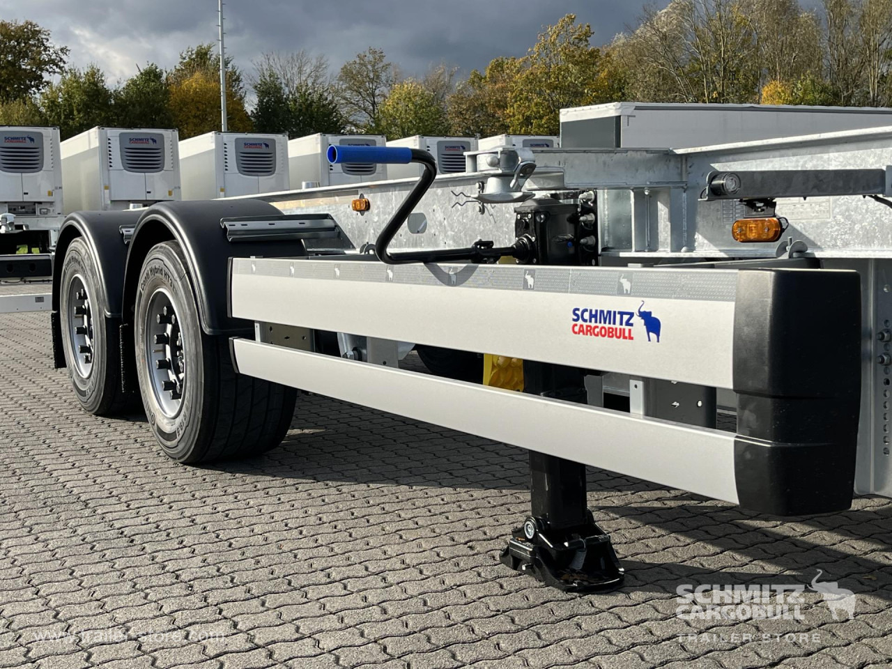Novu Prikolica za prevoz kontejnera/ Prikolica sa promenjivim sandukom SCHMITZ Zentralachsanhänger Wechselfahrgestell: slika 12