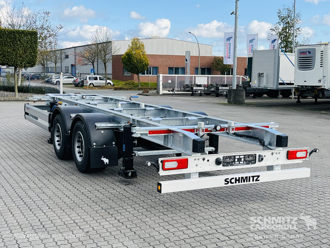 Novu Prikolica za prevoz kontejnera/ Prikolica sa promenjivim sandukom SCHMITZ Zentralachsanhänger Wechselfahrgestell: slika 8