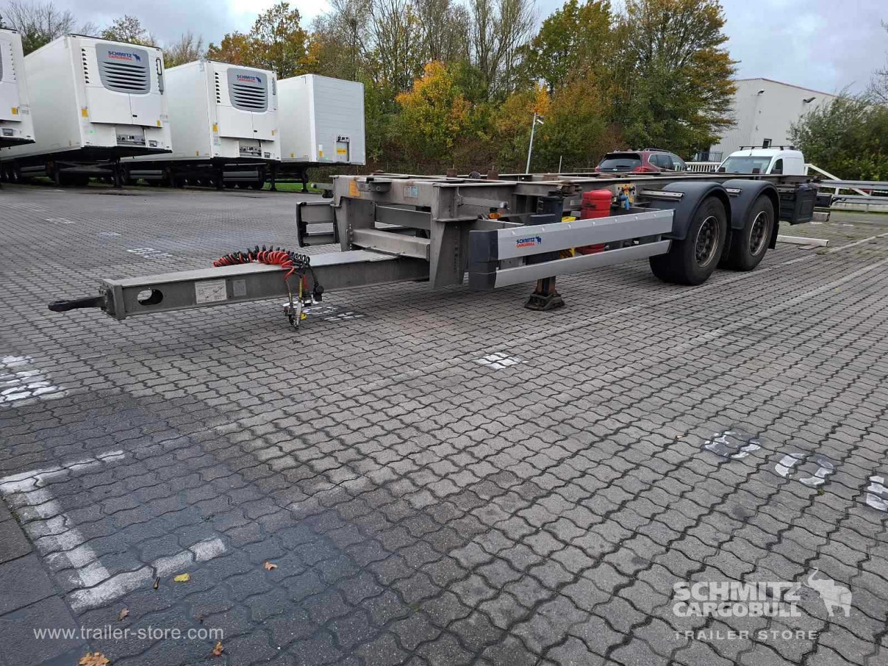 SCHMITZ Zentralachsanhänger Wechselfahrgestell - Prikolica za prevoz kontejnera/ Prikolica sa promenjivim sandukom: slika 1 SCHMITZ Zentralachsanhänger Wechselfahrgestell - Prikolica za prevoz kontejnera/ Prikolica sa promenjivim sandukom: slika 1