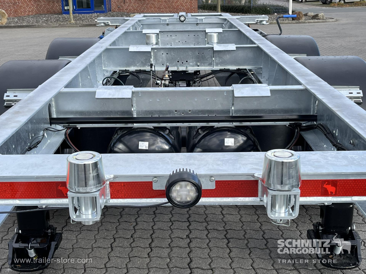 Novu Prikolica za prevoz kontejnera/ Prikolica sa promenjivim sandukom SCHMITZ Zentralachsanhänger Wechselfahrgestell: slika 6