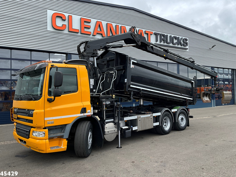DAF FAN 75 CF 360 Hiab 12 Tonmeter laadkraan + Kipper 15m³ Just 177.993 km! - Istovarivač, Kamion sa dizalicom: slika 1 DAF FAN 75 CF 360 Hiab 12 Tonmeter laadkraan + Kipper 15m³ Just 177.993 km! - Istovarivač, Kamion sa dizalicom: slika 1