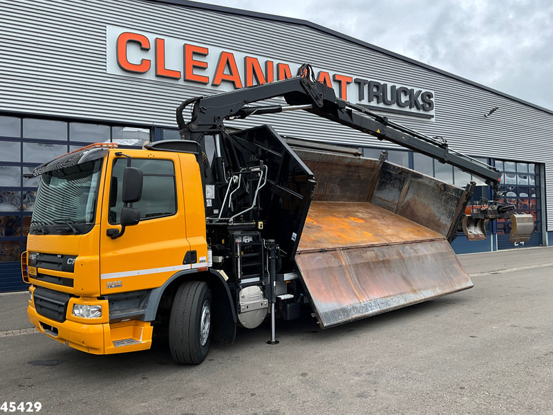 DAF FAN 75 CF 360 Hiab 12 Tonmeter laadkraan + Kipper 15m³ Just 177.993 km! - Istovarivač, Kamion sa dizalicom: slika 2 DAF FAN 75 CF 360 Hiab 12 Tonmeter laadkraan + Kipper 15m³ Just 177.993 km! - Istovarivač, Kamion sa dizalicom: slika 2