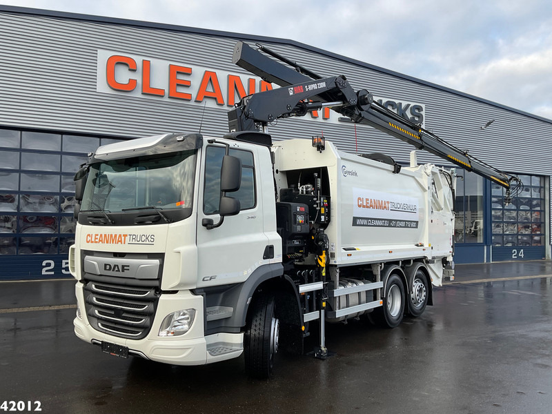 DAF FAN CF 340 Hiab 23 Tonmeter laadkraan - Kamion za smeće: slika 1 DAF FAN CF 340 Hiab 23 Tonmeter laadkraan - Kamion za smeće: slika 1