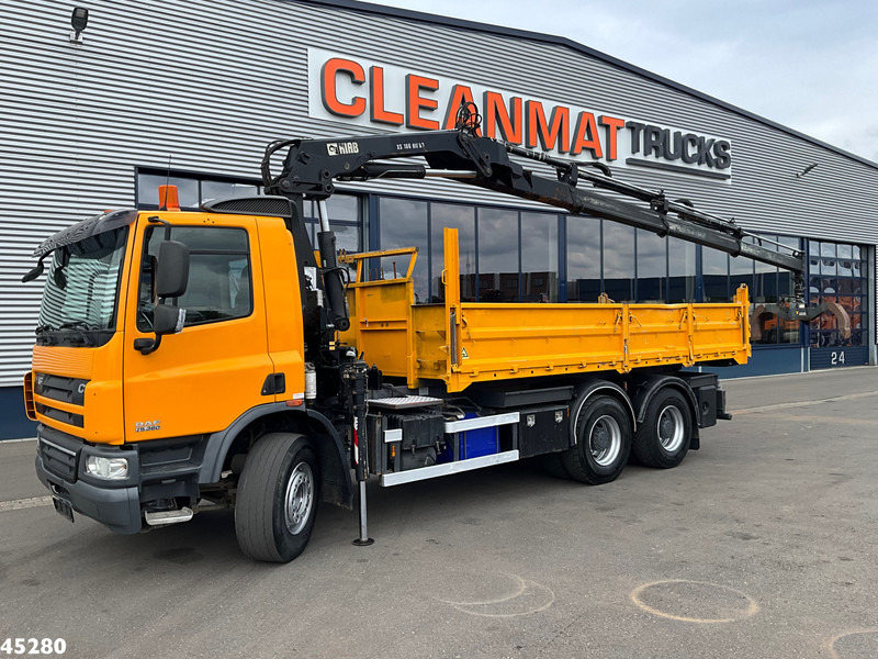 DAF FAT 75 CF 340 6x4 Manual Full steel Hiab 16 Tonmeter laadkraan - Istovarivač, Kamion sa dizalicom: slika 2 DAF FAT 75 CF 340 6x4 Manual Full steel Hiab 16 Tonmeter laadkraan - Istovarivač, Kamion sa dizalicom: slika 2