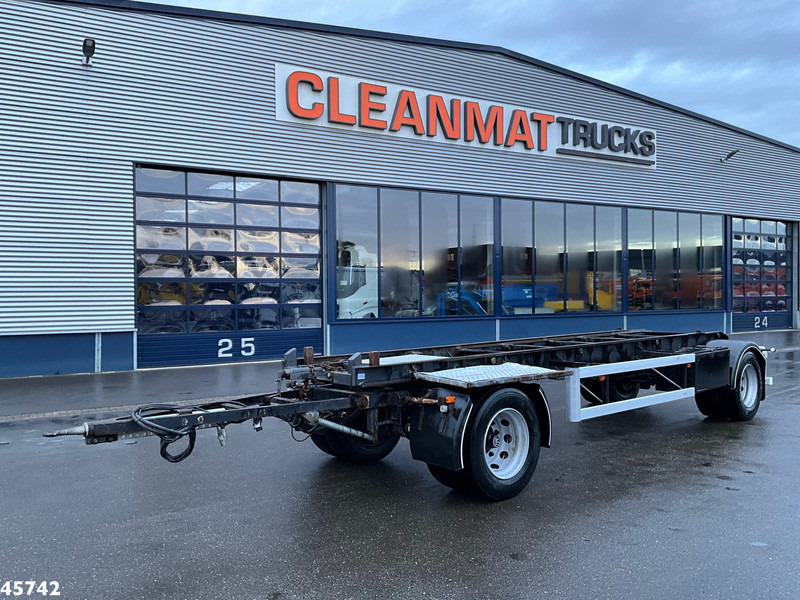 Floor 2-assige container aanhangwagen - Prikolica za prevoz kontejnera/ Prikolica sa promenjivim sandukom: slika 1 Floor 2-assige container aanhangwagen - Prikolica za prevoz kontejnera/ Prikolica sa promenjivim sandukom: slika 1