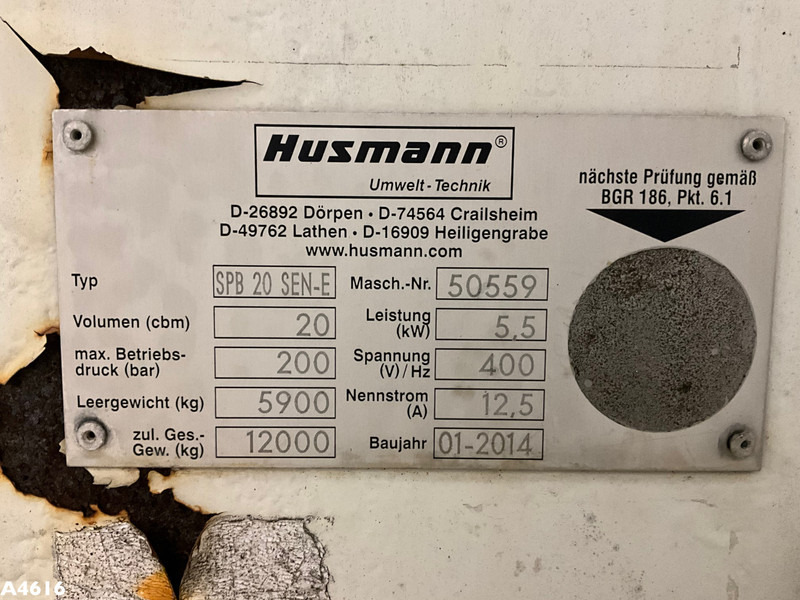 Abrol kontejner KTK-Husmann 20m³ perscontainer: slika 10