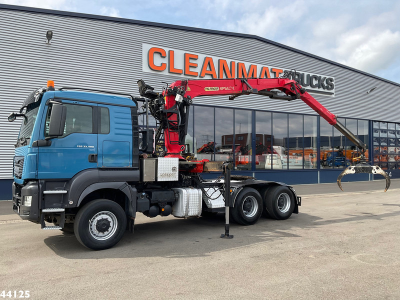 MAN TGS 33.480 6x6 Euro 6 Palfinger 27 Tonmeter boomkraan - Kamion sa dizalicom: slika 1 MAN TGS 33.480 6x6 Euro 6 Palfinger 27 Tonmeter boomkraan - Kamion sa dizalicom: slika 1