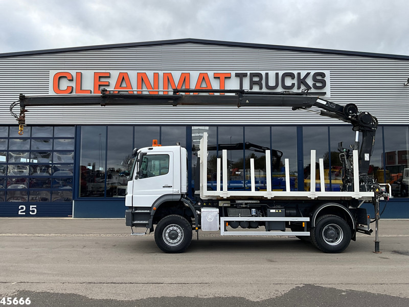 Mercedes-Benz AXOR 1929 4x4 VDL 14 Ton haakarmsysteem + Laadplateau met Hiab 14 Tonmeter laadkraan - Kamion sa dizalicom: slika 1 Mercedes-Benz AXOR 1929 4x4 VDL 14 Ton haakarmsysteem + Laadplateau met Hiab 14 Tonmeter laadkraan - Kamion sa dizalicom: slika 1