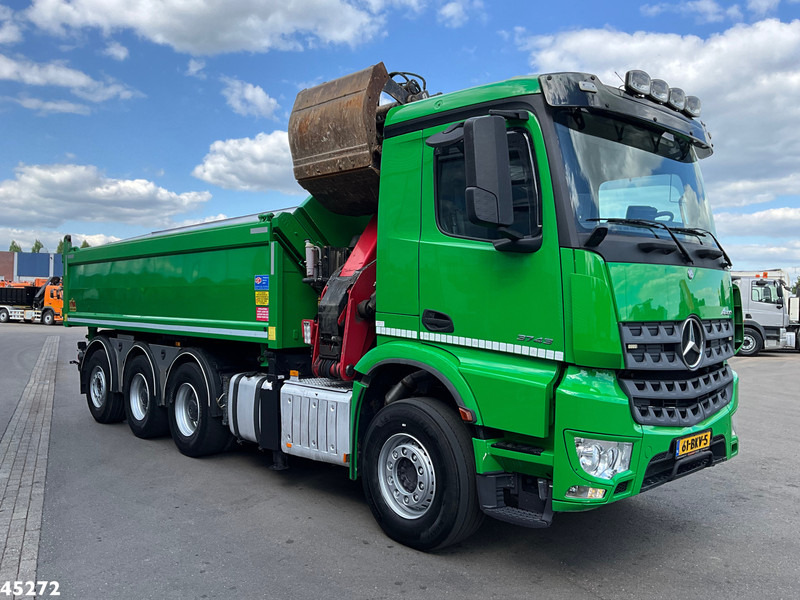 Mercedes-Benz Arocs 3743 8x4 Euro 6 HMF 19 Tonmeter Elektrisch/Hydraulisch aangedreven Z-kraan - Istovarivač, Kamion sa dizalicom: slika 4 Mercedes-Benz Arocs 3743 8x4 Euro 6 HMF 19 Tonmeter Elektrisch/Hydraulisch aangedreven Z-kraan - Istovarivač, Kamion sa dizalicom: slika 4