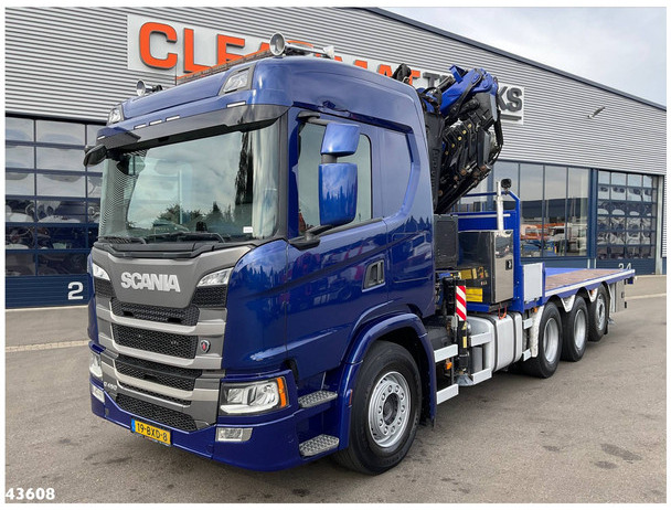 Scania G 450 8x4 Fassi 45 Tonmeter laadkraan + Fly-Jib Just 151.350 km! - Kamion sa dizalicom: slika 2 Scania G 450 8x4 Fassi 45 Tonmeter laadkraan + Fly-Jib Just 151.350 km! - Kamion sa dizalicom: slika 2
