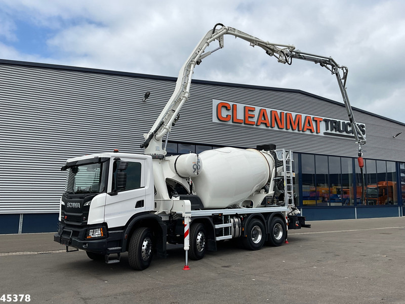 Scania P 450 XT 8x4 Euro 6 Retarder CIFA 7m³ Mixer + Pumi Pump 25 m³ NEW AND UNUSED! - Auto pumpa za beton: slika 1 Scania P 450 XT 8x4 Euro 6 Retarder CIFA 7m³ Mixer + Pumi Pump 25 m³ NEW AND UNUSED! - Auto pumpa za beton: slika 1