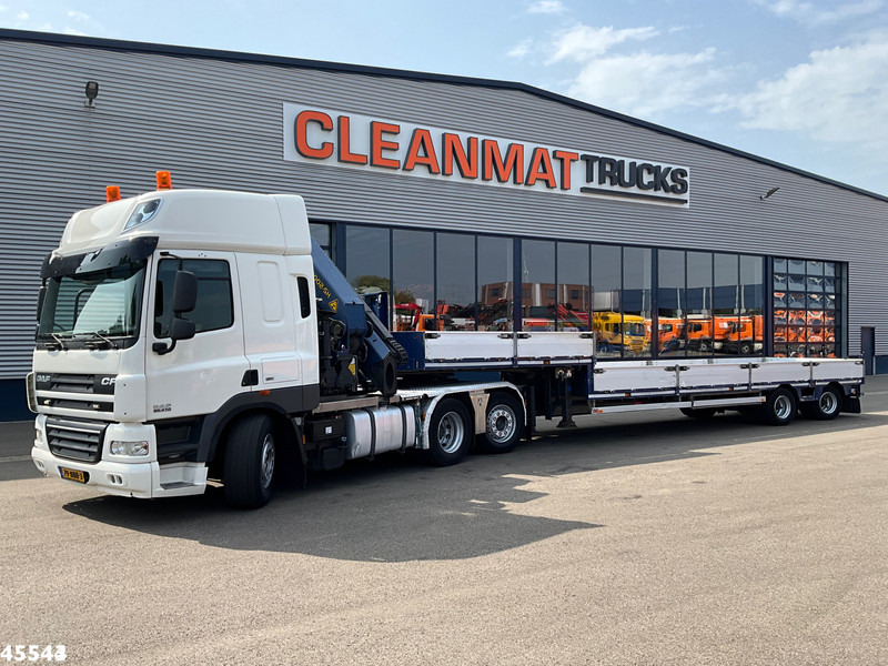 DAF FTN 85 CF 410 Palfinger 55 Tonmeter laadkraan + Pacton 2-assige oplegger met Tridec besturing - Tegljač: slika 1 DAF FTN 85 CF 410 Palfinger 55 Tonmeter laadkraan + Pacton 2-assige oplegger met Tridec besturing - Tegljač: slika 1