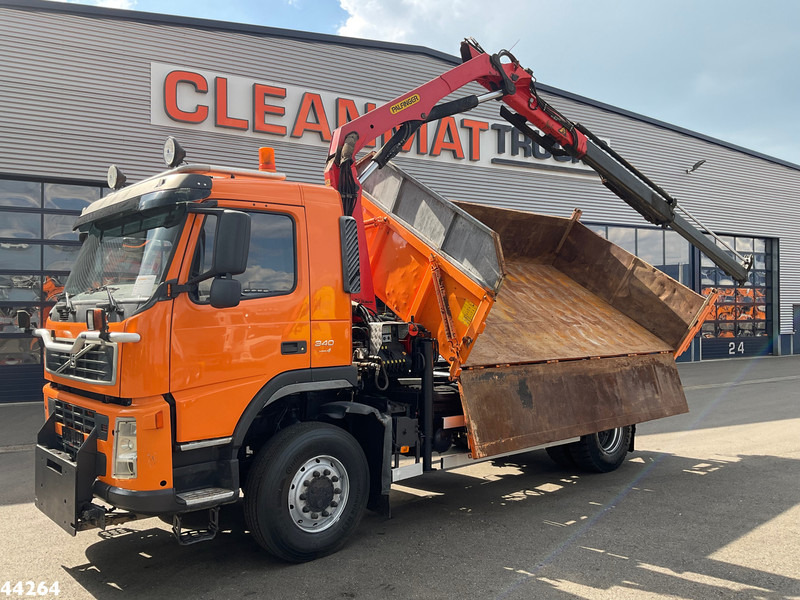Volvo FM 340 4x4 Palfinger 10 Tonmeter laadkraan Manual Full steel - Istovarivač, Kamion sa dizalicom: slika 1 Volvo FM 340 4x4 Palfinger 10 Tonmeter laadkraan Manual Full steel - Istovarivač, Kamion sa dizalicom: slika 1