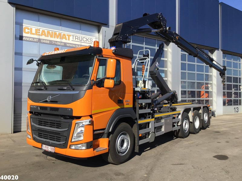 Volvo FM 420 8x2 HMF 28 ton/meter laadkraan Welvaarts weighing system - Kamion sa hidrauličnom kukom, Kamion sa dizalicom: slika 1 Volvo FM 420 8x2 HMF 28 ton/meter laadkraan Welvaarts weighing system - Kamion sa hidrauličnom kukom, Kamion sa dizalicom: slika 1