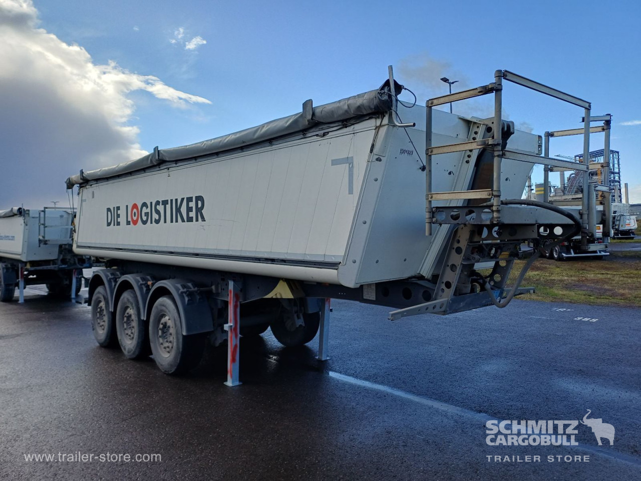 SCHMITZ Auflieger Kipper Alukastenmulde 24m³ - Poluprikolica istovarivača: slika 1 SCHMITZ Auflieger Kipper Alukastenmulde 24m³ - Poluprikolica istovarivača: slika 1