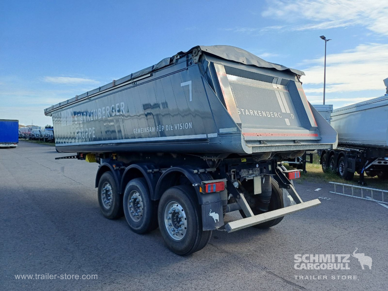 SCHMITZ Auflieger Kipper Alukastenmulde 24m³ - Poluprikolica istovarivača: slika 5 SCHMITZ Auflieger Kipper Alukastenmulde 24m³ - Poluprikolica istovarivača: slika 5