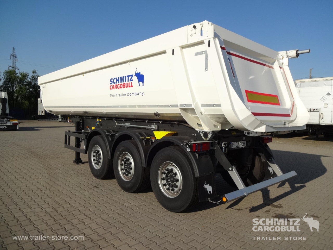 SCHMITZ Tipper Steel half pipe body 27m³ - Poluprikolica istovarivača: slika 1 SCHMITZ Tipper Steel half pipe body 27m³ - Poluprikolica istovarivača: slika 1