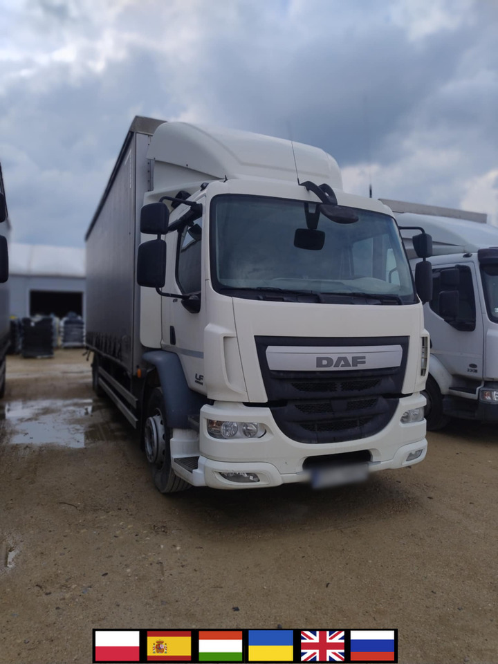 DAF LF 250 / Curtainsider 18 EPAL / sleeping cab - Kamion sa ceradom: slika 1 DAF LF 250 / Curtainsider 18 EPAL / sleeping cab - Kamion sa ceradom: slika 1