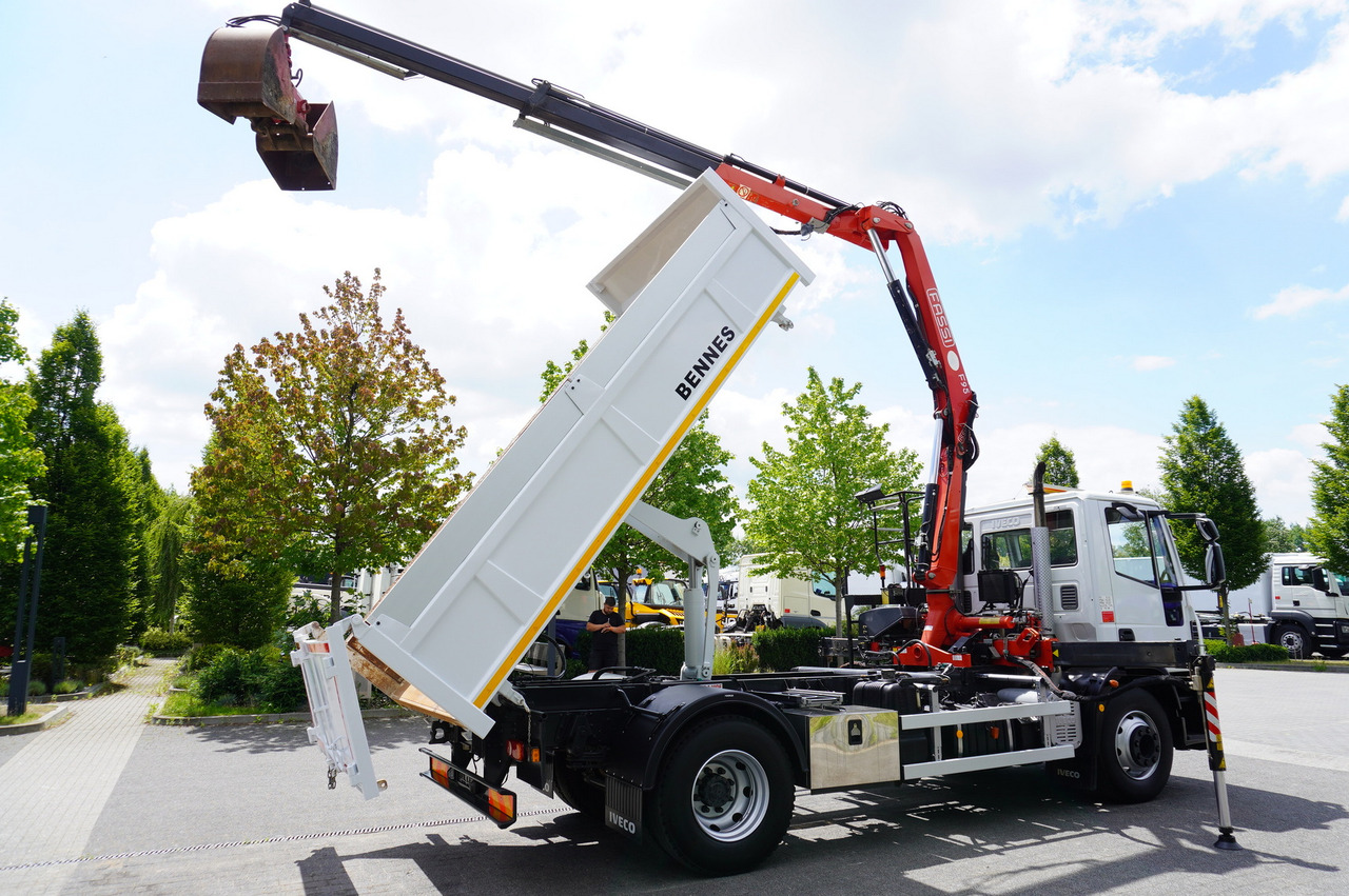 Kamion sa dizalicom IVECO Eurocargo 160E22 EEV Dump truck / Bortmatic / Crane FASSI F95A.0.22: slika 11