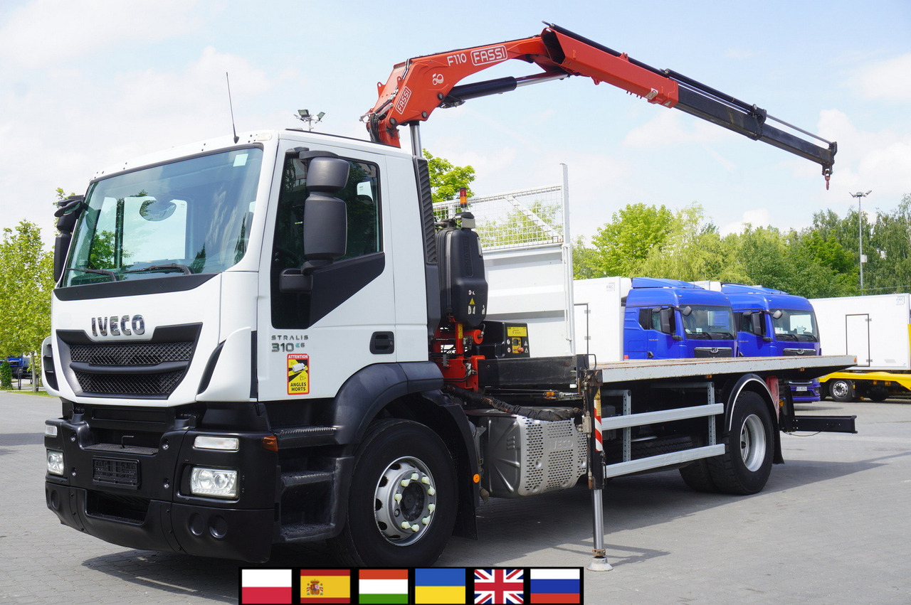 IVECO STRALIS 310 E6 / FASSI F110B / 630 MTH! / 4 t lift cap. / 19 t - Kamion sa dizalicom: slika 1 IVECO STRALIS 310 E6 / FASSI F110B / 630 MTH! / 4 t lift cap. / 19 t - Kamion sa dizalicom: slika 1