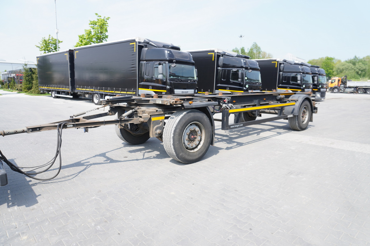 KOGEL AWE 18, two-axle, BDF, 7.5m chassis , air suspension, SAF axles - Prikolica sa golom šasijom: slika 2 KOGEL AWE 18, two-axle, BDF, 7.5m chassis , air suspension, SAF axles - Prikolica sa golom šasijom: slika 2