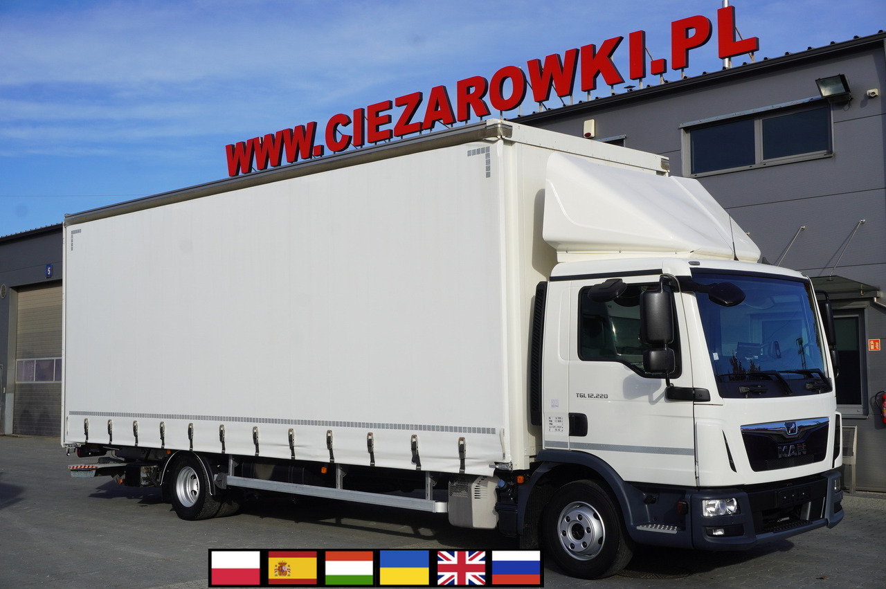 MAN TGL 12.220 / Curtainsider 19 EPAL / 140 tho. km - Kamion sa ceradom: slika 1 MAN TGL 12.220 / Curtainsider 19 EPAL / 140 tho. km - Kamion sa ceradom: slika 1