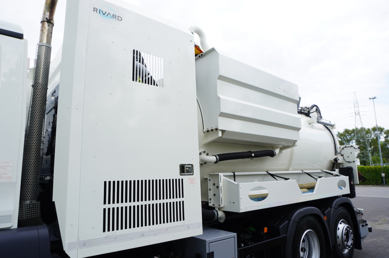 Vakuumska cisterna MAN TGM 26.340 E6 / RIVARD sewage cleaner 11.8 m3 / 170 tho. km / steered axle: slika 11