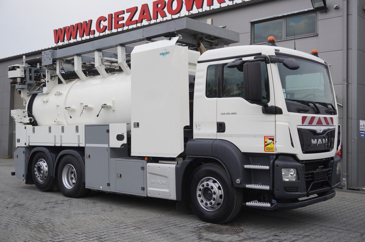 MAN TGS 26.360 E6 / RIVARD sewage cleaner 18 m3 / 180 tho. km / steering axle / 2 units - Vakuumska cisterna: slika 2 MAN TGS 26.360 E6 / RIVARD sewage cleaner 18 m3 / 180 tho. km / steering axle / 2 units - Vakuumska cisterna: slika 2