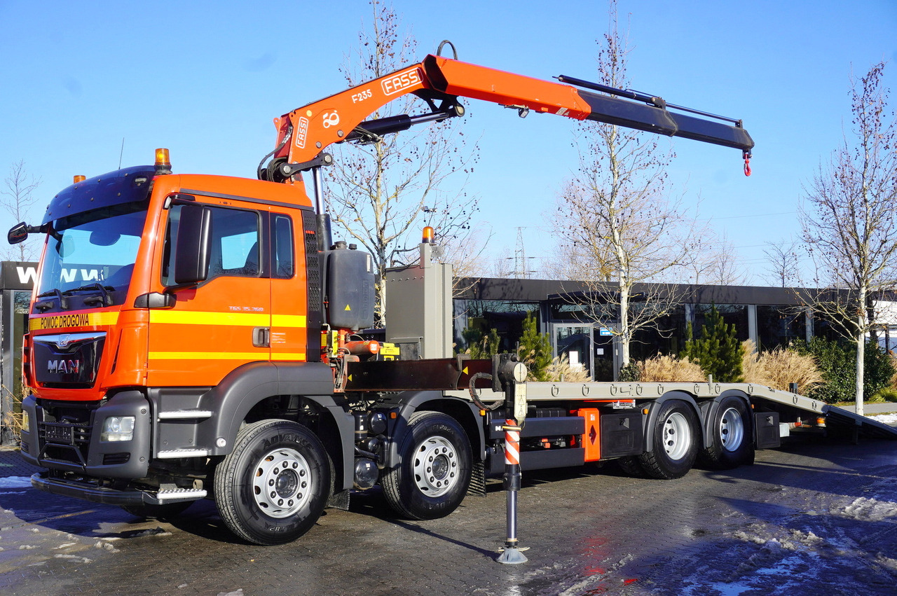 MAN TGS 35.360 E6 8×2 / HDS Fassi F235A 6500 kg / Tow truck - Šlep vozilo, Kamion sa dizalicom: slika 1 MAN TGS 35.360 E6 8×2 / HDS Fassi F235A 6500 kg / Tow truck - Šlep vozilo, Kamion sa dizalicom: slika 1