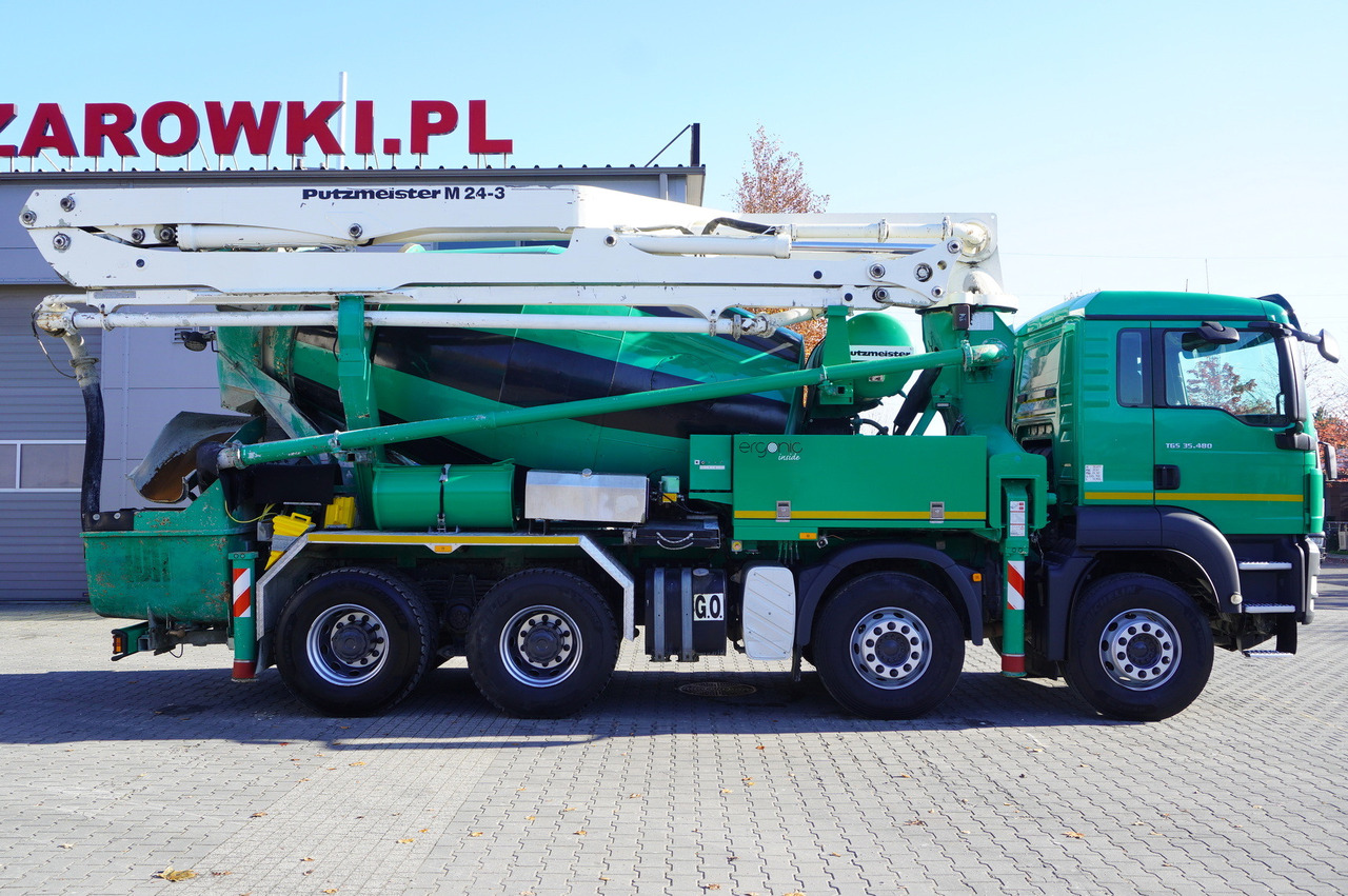 MAN TGS 35.480 8x4 Concrete Mixer Pump truck / Putzmeister M24-3 / 1600 MTH! - Mikser za beton: slika 5 MAN TGS 35.480 8x4 Concrete Mixer Pump truck / Putzmeister M24-3 / 1600 MTH! - Mikser za beton: slika 5