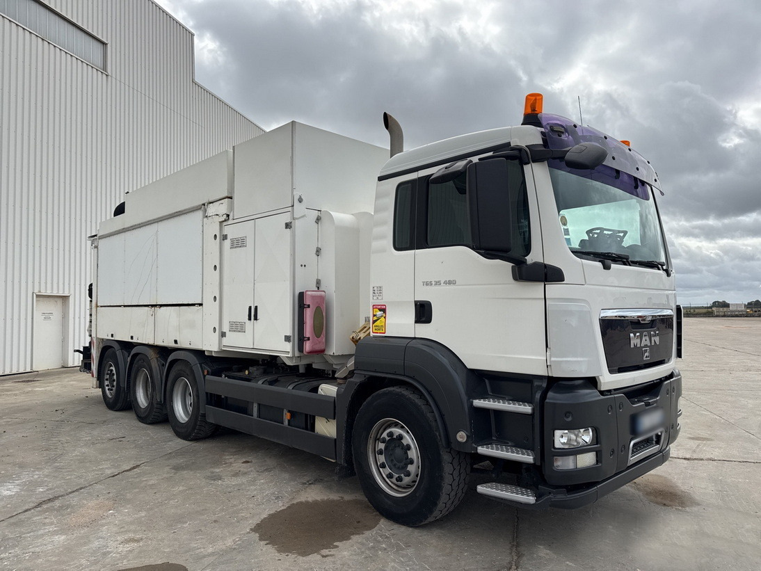 MAN TGS 35.480 8x4 / MTS 4A14T 36.000V vacuum truck / 10 m3 - Vakuumska cisterna: slika 3 MAN TGS 35.480 8x4 / MTS 4A14T 36.000V vacuum truck / 10 m3 - Vakuumska cisterna: slika 3