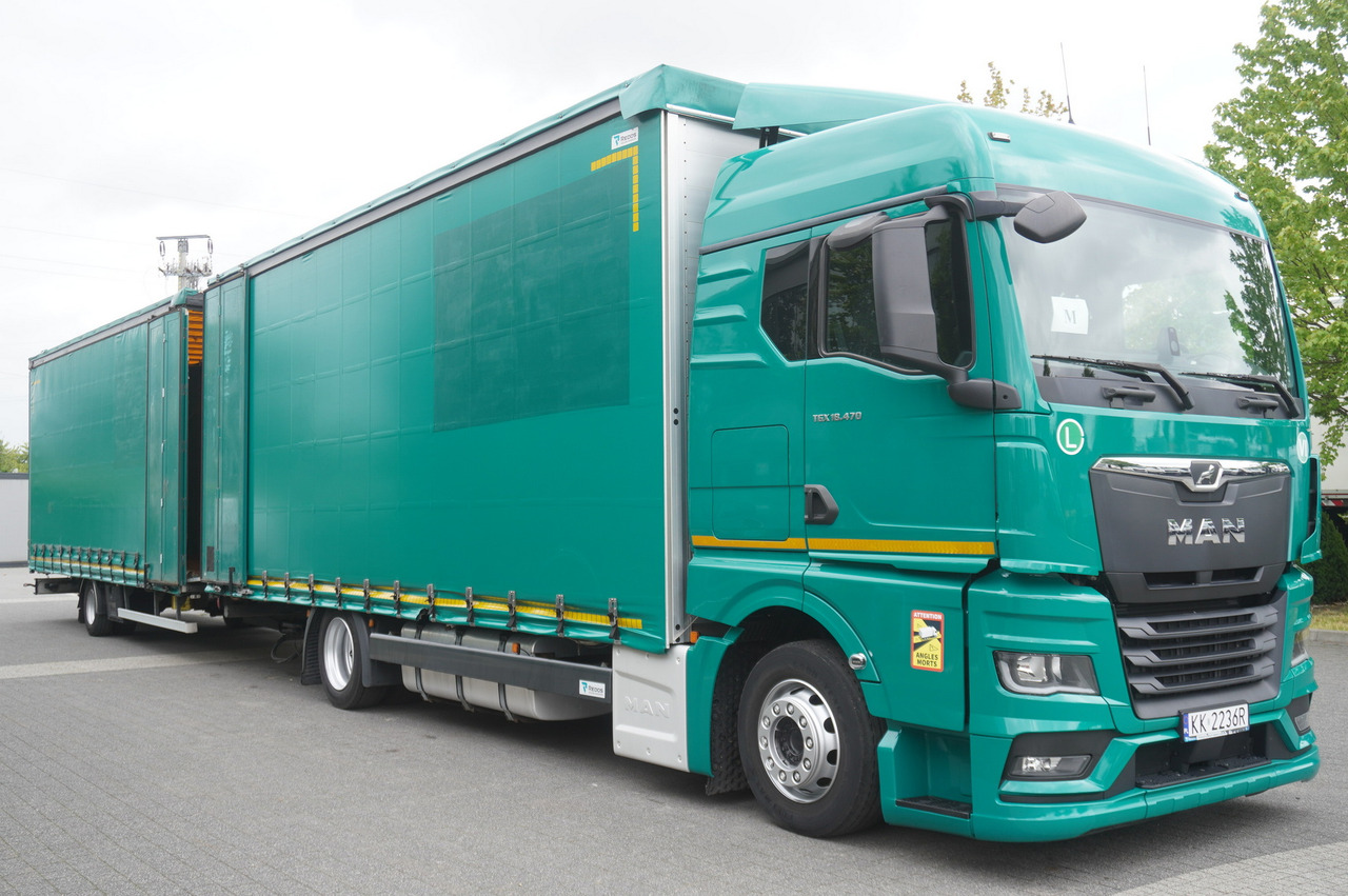 MAN TGX 18.470 / Trailer 19 EPAL / Curtainsider 19 EPAL / 2022 / Retarder / 15 units - Kamion sa ceradom: slika 2 MAN TGX 18.470 / Trailer 19 EPAL / Curtainsider 19 EPAL / 2022 / Retarder / 15 units - Kamion sa ceradom: slika 2