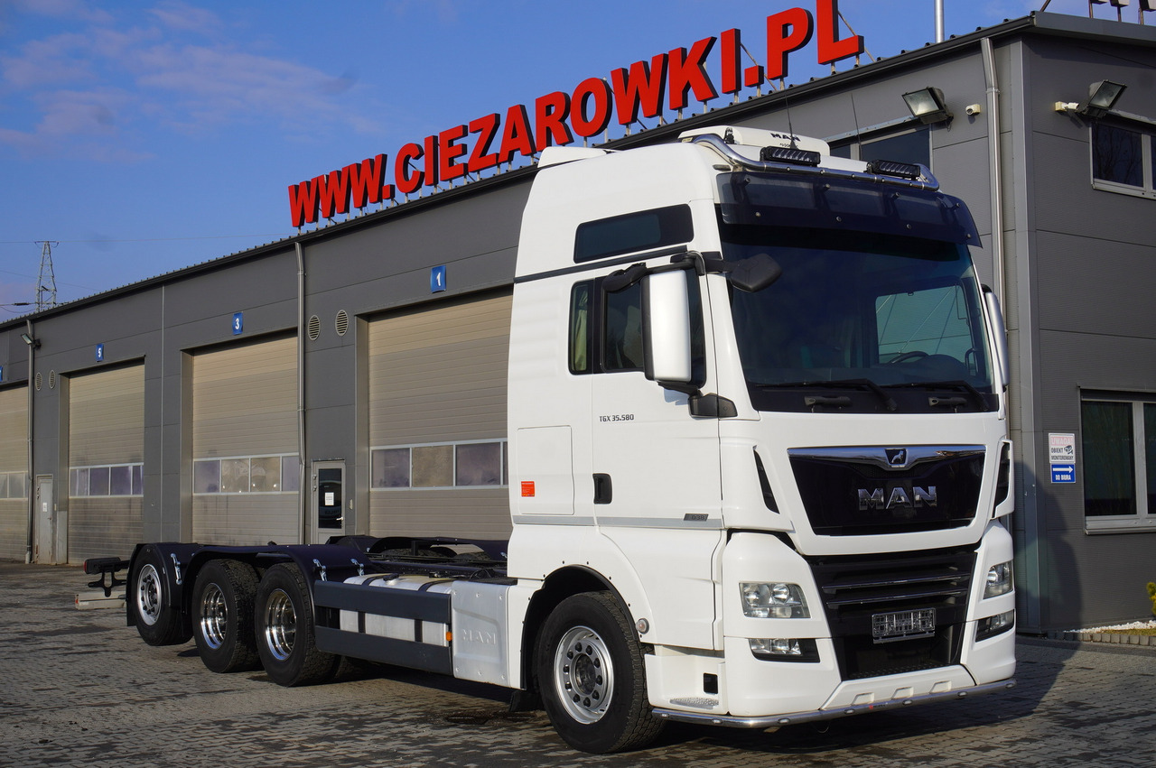 MAN TGX 35.580 E6 8x4/4 - 8.8m chassis frame - Kamion sa golom šasijom i zatvorenom kabinom: slika 1 MAN TGX 35.580 E6 8x4/4 - 8.8m chassis frame - Kamion sa golom šasijom i zatvorenom kabinom: slika 1