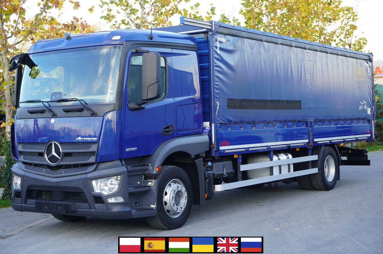 MERCEDES-BENZ Actros 1830 4x2 E6 / Curtainsider 18 EPAL / Sleeper cab - Kamion sa ceradom: slika 1 MERCEDES-BENZ Actros 1830 4x2 E6 / Curtainsider 18 EPAL / Sleeper cab - Kamion sa ceradom: slika 1