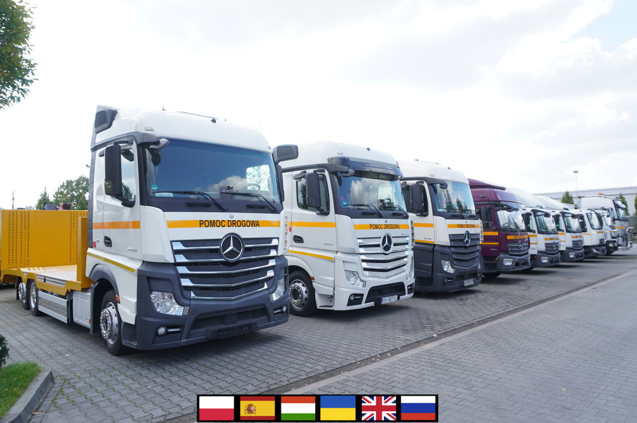 MERCEDES-BENZ Actros 1845 / NEW TOW TRUCK PLATFORM/ Sleeper cab / several units - Kamion za prevoz automobila: slika 1 MERCEDES-BENZ Actros 1845 / NEW TOW TRUCK PLATFORM/ Sleeper cab / several units - Kamion za prevoz automobila: slika 1