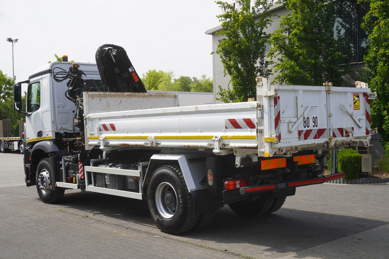 Istovarivač, Kamion sa dizalicom MERCEDES-BENZ Arocs 1833 / 87,000 km!!! / Hds HIAB X-DUO 128 B-2 / three-sided tipper: slika 6