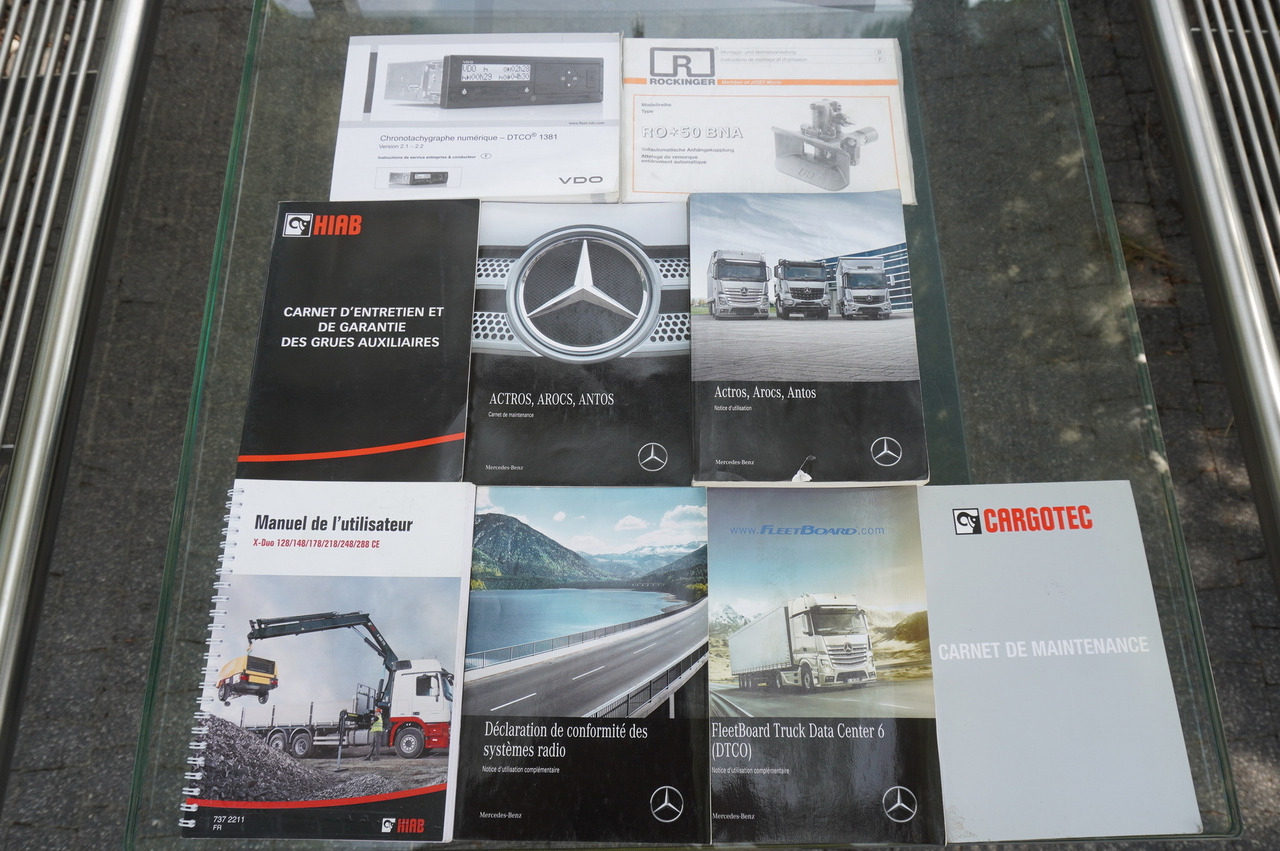 Istovarivač, Kamion sa dizalicom MERCEDES-BENZ Arocs 1833 / 87,000 km!!! / Hds HIAB X-DUO 128 B-2 / three-sided tipper: slika 30