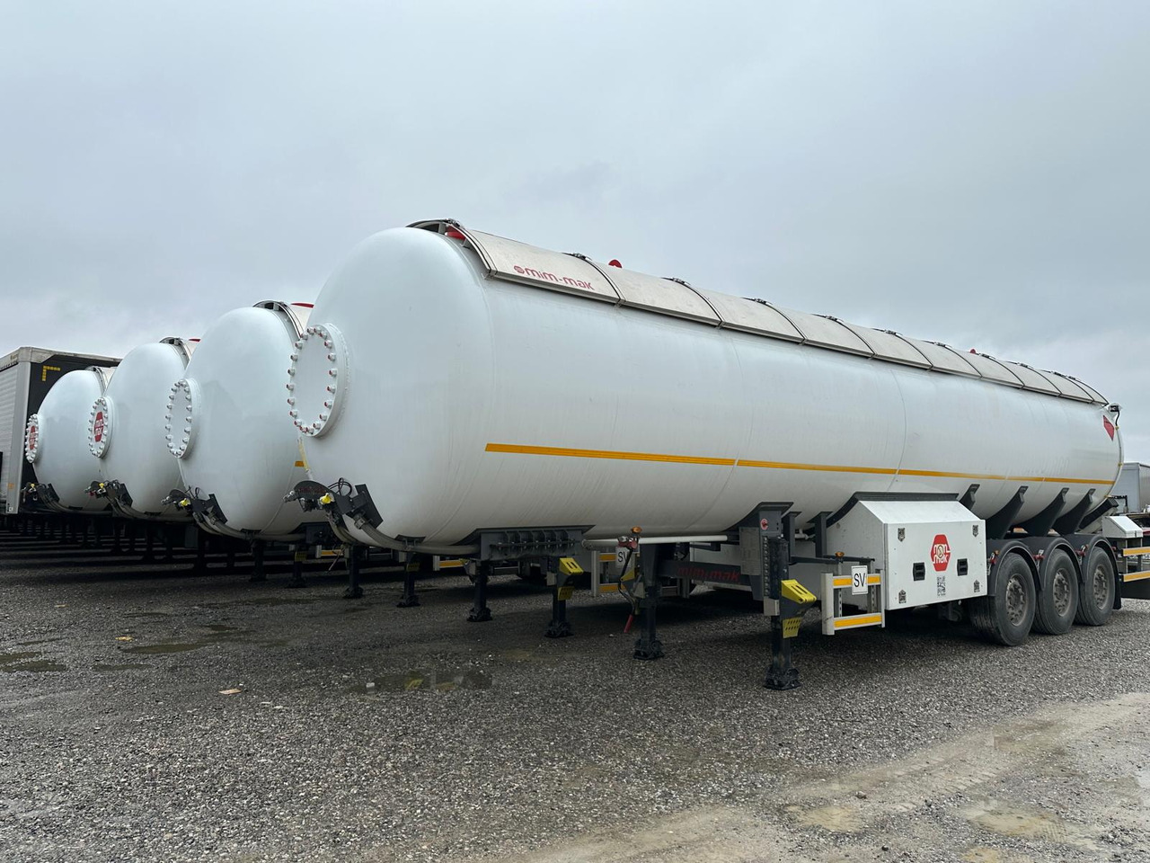 MIMMAK Gas tank semi-trailer MM312 / 2024 / 4 units - Poluprikolica cisterna: slika 2 MIMMAK Gas tank semi-trailer MM312 / 2024 / 4 units - Poluprikolica cisterna: slika 2