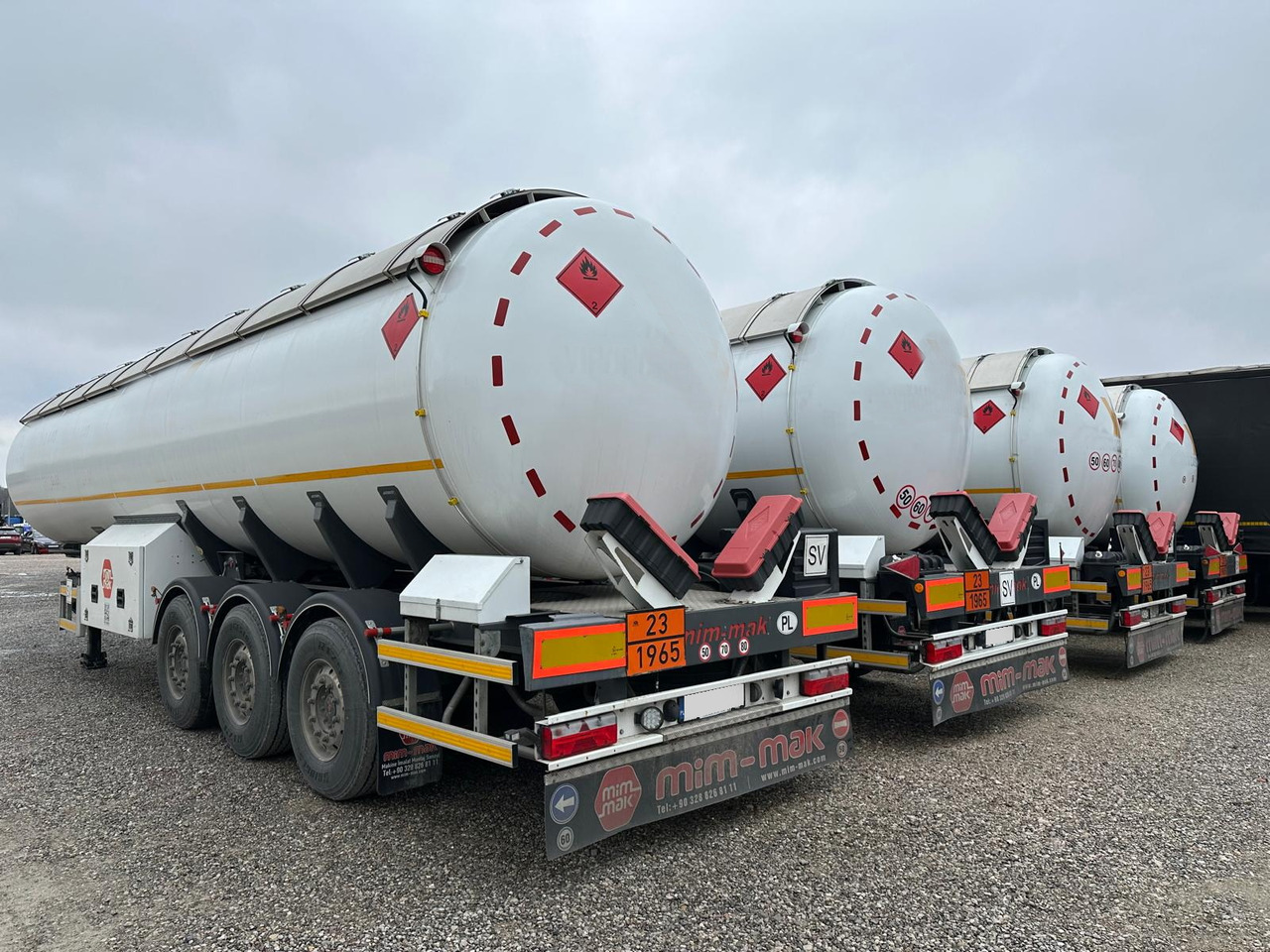 MIMMAK Gas tank semi-trailer MM312 / 2024 / 4 units - Poluprikolica cisterna: slika 1 MIMMAK Gas tank semi-trailer MM312 / 2024 / 4 units - Poluprikolica cisterna: slika 1