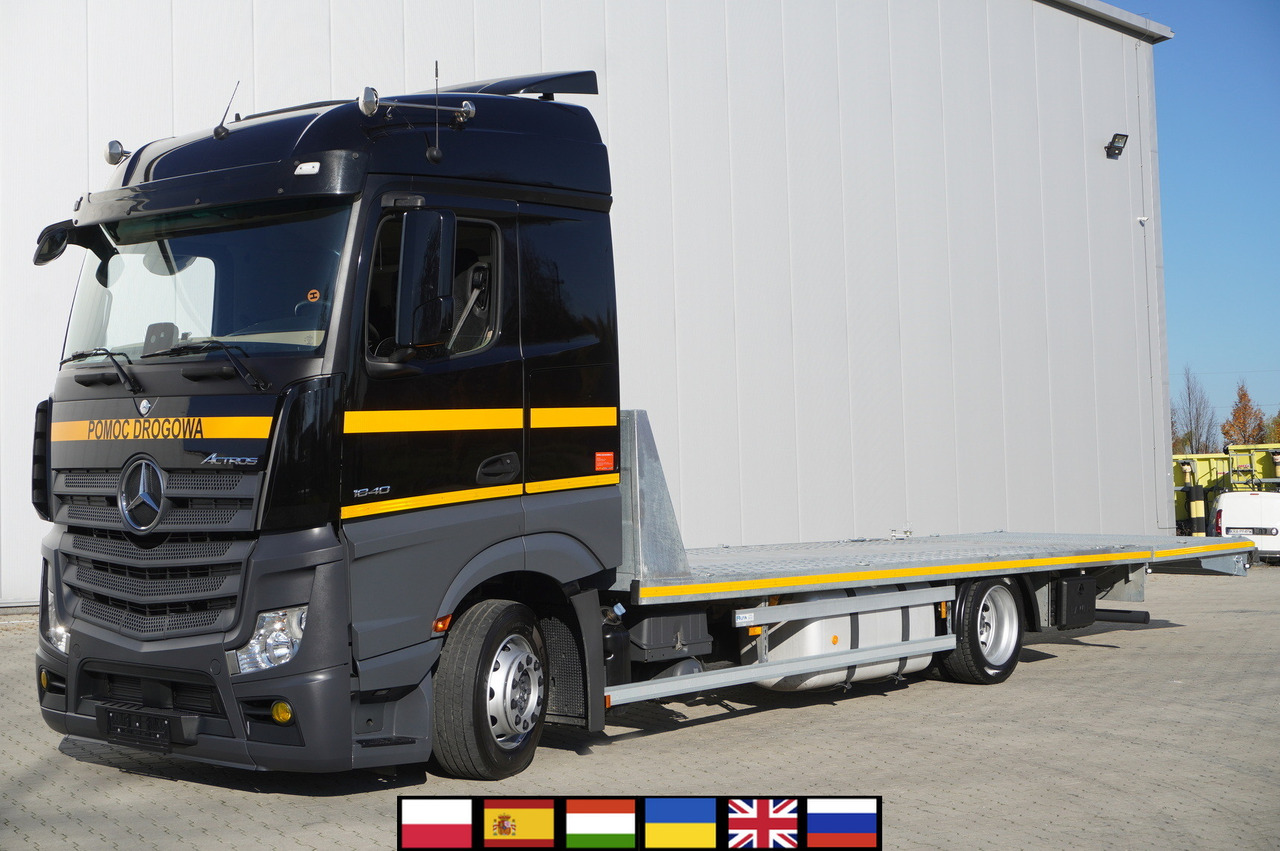 Merced Actros 1840 E6 4×2 / NEW Tow Truck platform 9.25 m / Lounge cabin - Šlep vozilo: slika 1 Merced Actros 1840 E6 4×2 / NEW Tow Truck platform 9.25 m / Lounge cabin - Šlep vozilo: slika 1
