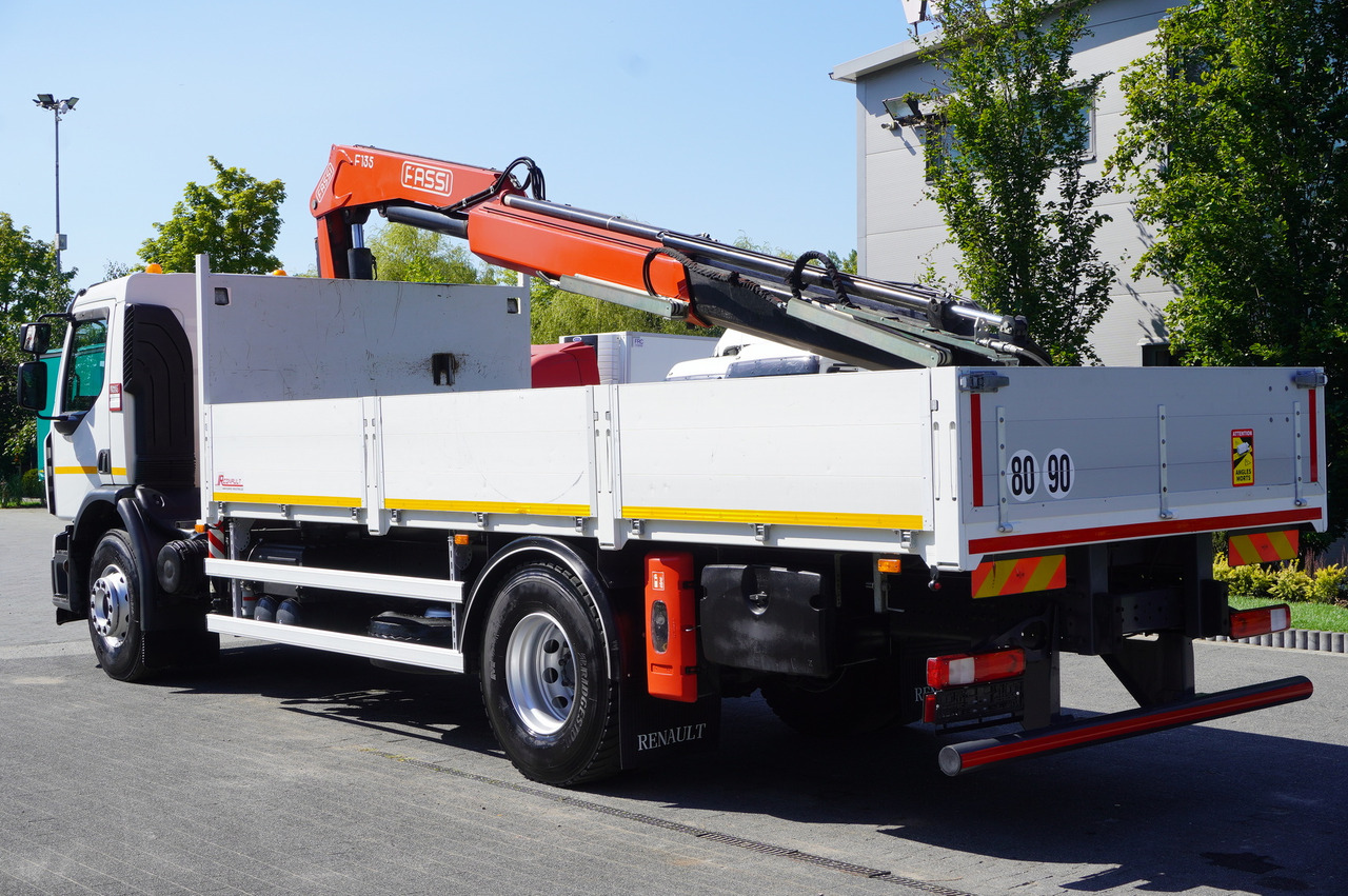 RENAULT C280 DTI 8 / FASSI crane 5.6 T / range 8 m / Flatbed 15 EPAL - Kamion sa tovarnim sandukom, Kamion sa dizalicom: slika 2 RENAULT C280 DTI 8 / FASSI crane 5.6 T / range 8 m / Flatbed 15 EPAL - Kamion sa tovarnim sandukom, Kamion sa dizalicom: slika 2