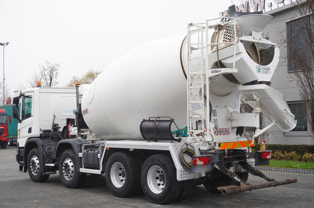 SCANIA P410 XT 8x4 / 80 tho. km!!! / SCHWING-STATTER AM 9 FHC 9 m3 concrete mixer - Mikser za beton: slika 4 SCANIA P410 XT 8x4 / 80 tho. km!!! / SCHWING-STATTER AM 9 FHC 9 m3 concrete mixer - Mikser za beton: slika 4