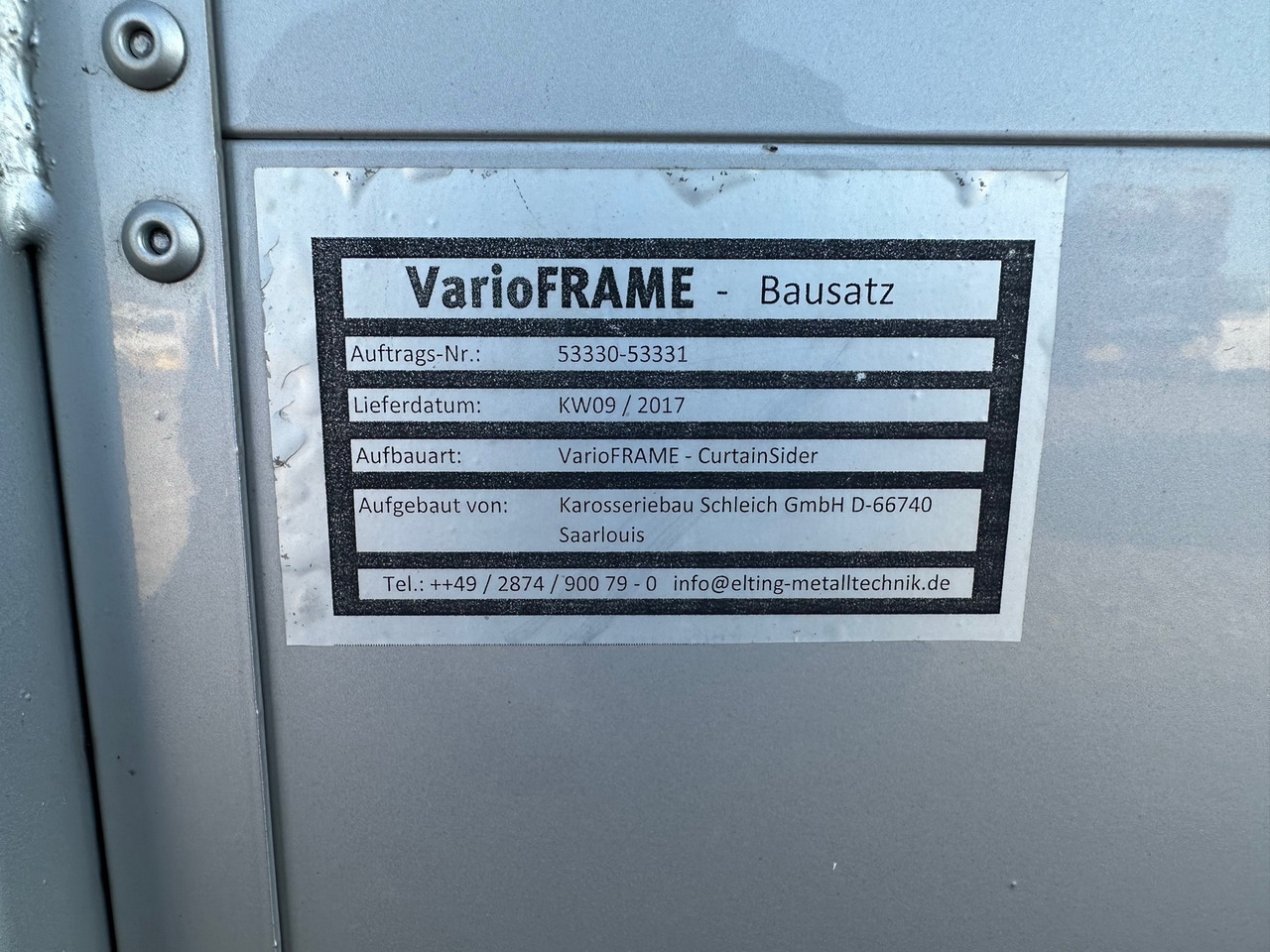 Lizing VarioFRAME Bausatz curtain / 23 europallets / 2017 VarioFRAME Bausatz curtain / 23 europallets / 2017: slika 10 Lizing VarioFRAME Bausatz curtain / 23 europallets / 2017 VarioFRAME Bausatz curtain / 23 europallets / 2017: slika 10